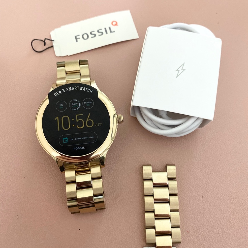 Fossil Gold Smart Watch